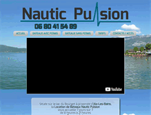 Tablet Screenshot of nauticpulsion.com